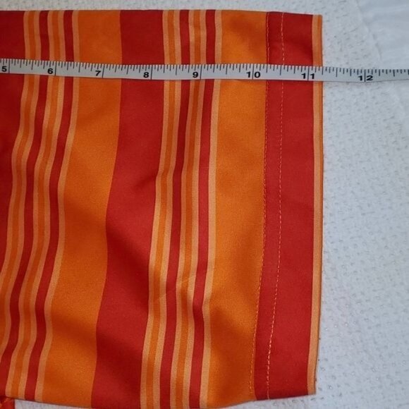 Slazenger Golf Diagonal Cut Buttoned Striped Short Sleeve Sz XL Polo Shirt - Picture 12 of 12